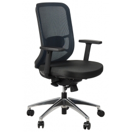 Biuro Kėdė GN-310 Mėlyna su Aliuminio Kryžme