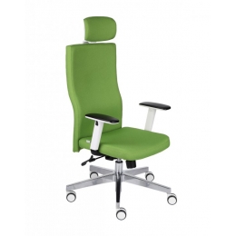 Biuro Kėdė Team Plus HD Chrome Gobeleno Spalva Pasirinktina