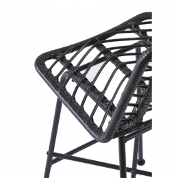 Baro Kėdė H97 Juodos spalvos