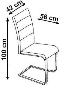 lankytojų kėdės matmenys