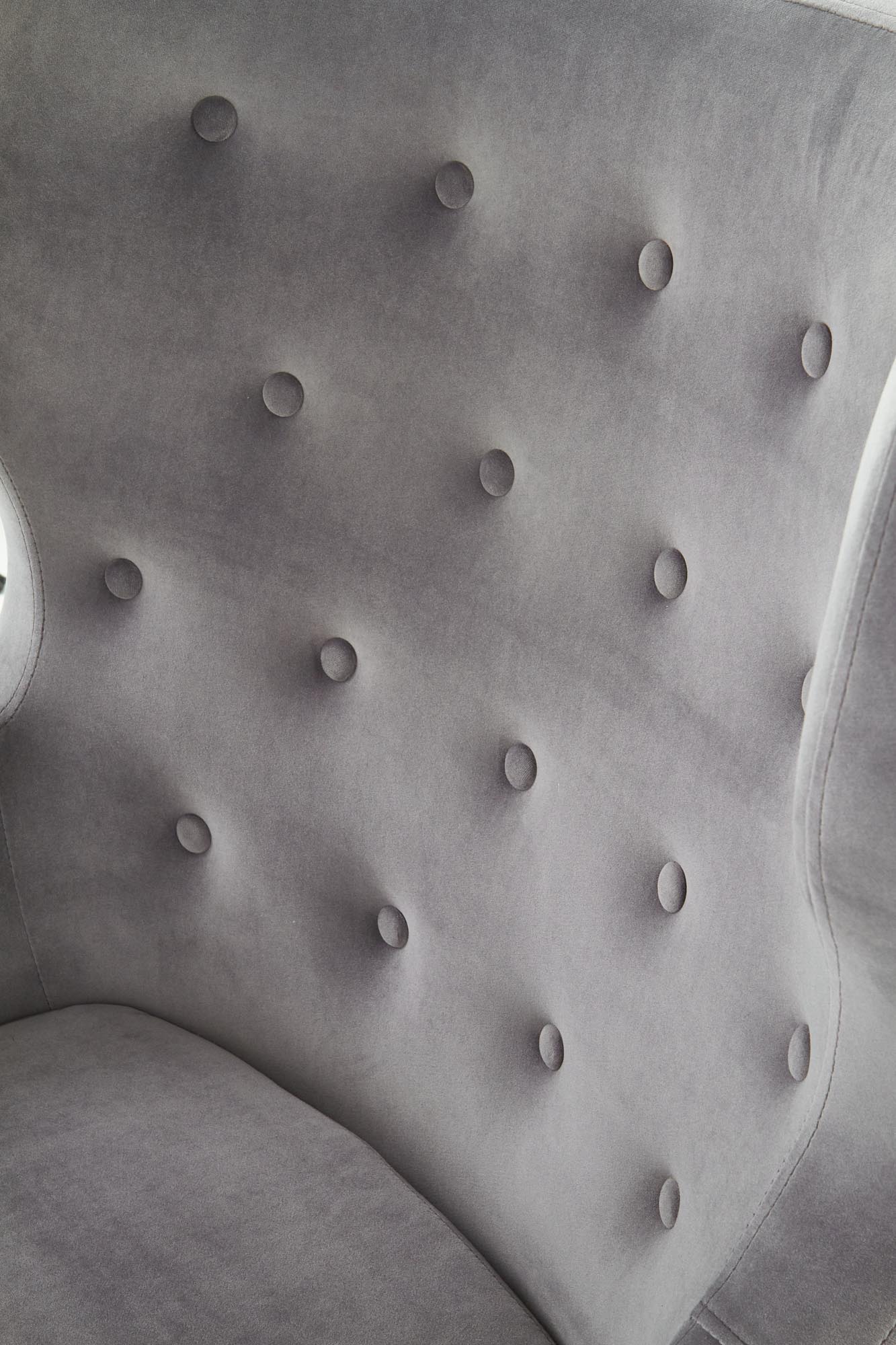 pilkos spalvos fotelis MARVEL naturalios kojos