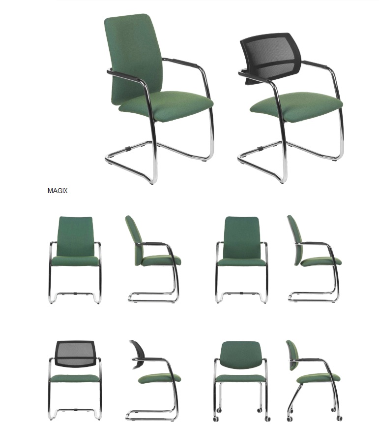 Lankytojų kėdžių MAGIX konfiguracijos