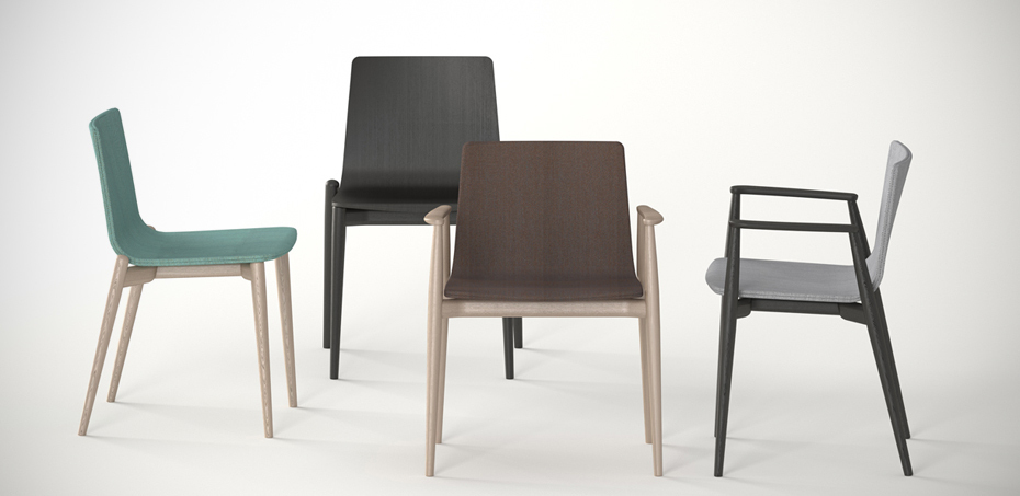 Malmö dizaino kėdės Pedrali