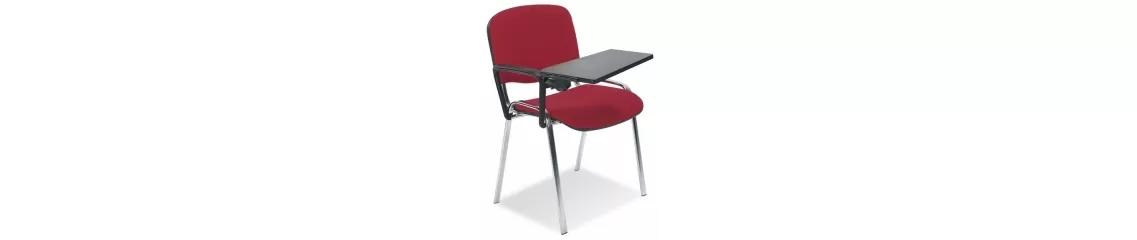 Kėdės su atlenkiamu staliuku