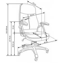 biuro kėdės matmenys
