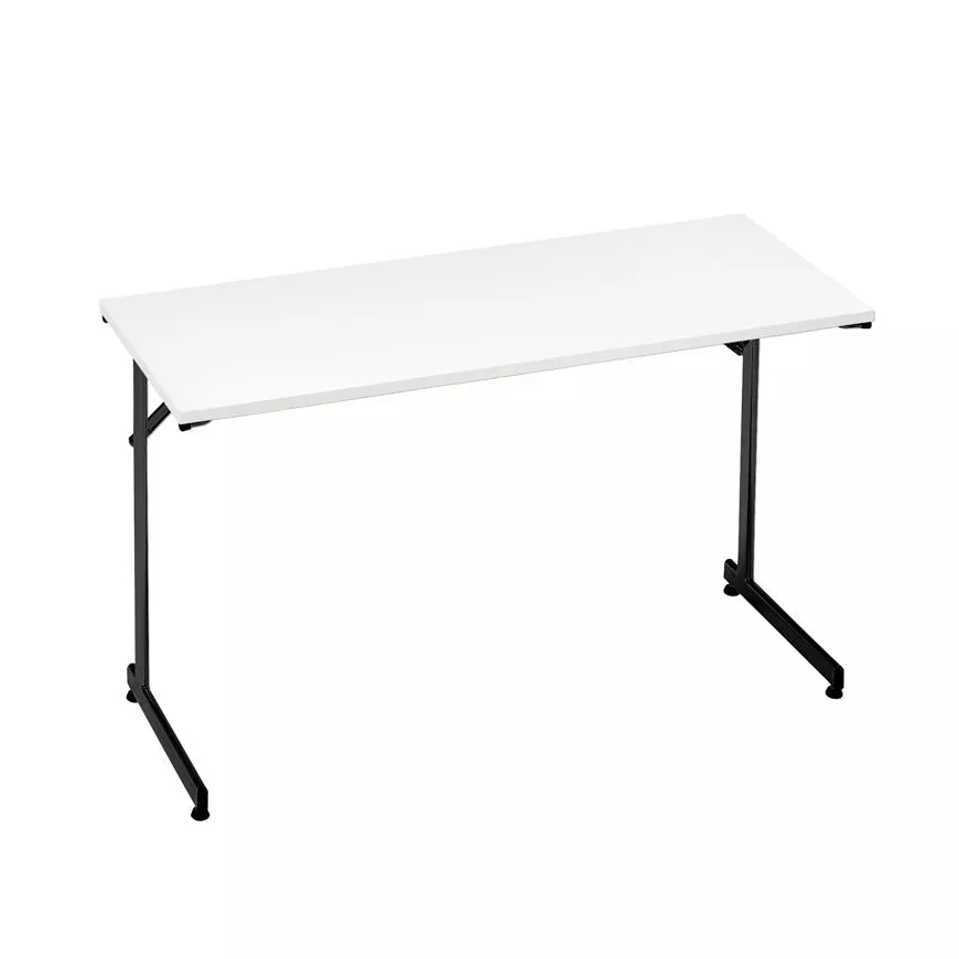 "Flexible" konferencijų stalas, sudedamas, L1200xW600, pilka/baltas laminatas