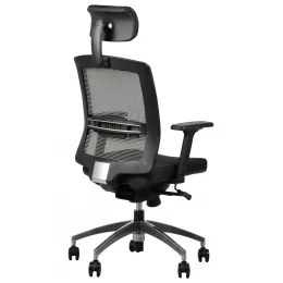 Biuro Kėdė GN-301 Pilka su Aliuminio Kryžme
