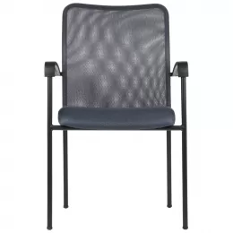 Kėdė HN-7501 Apmušimas Pilkas, Rėmas Juodas
