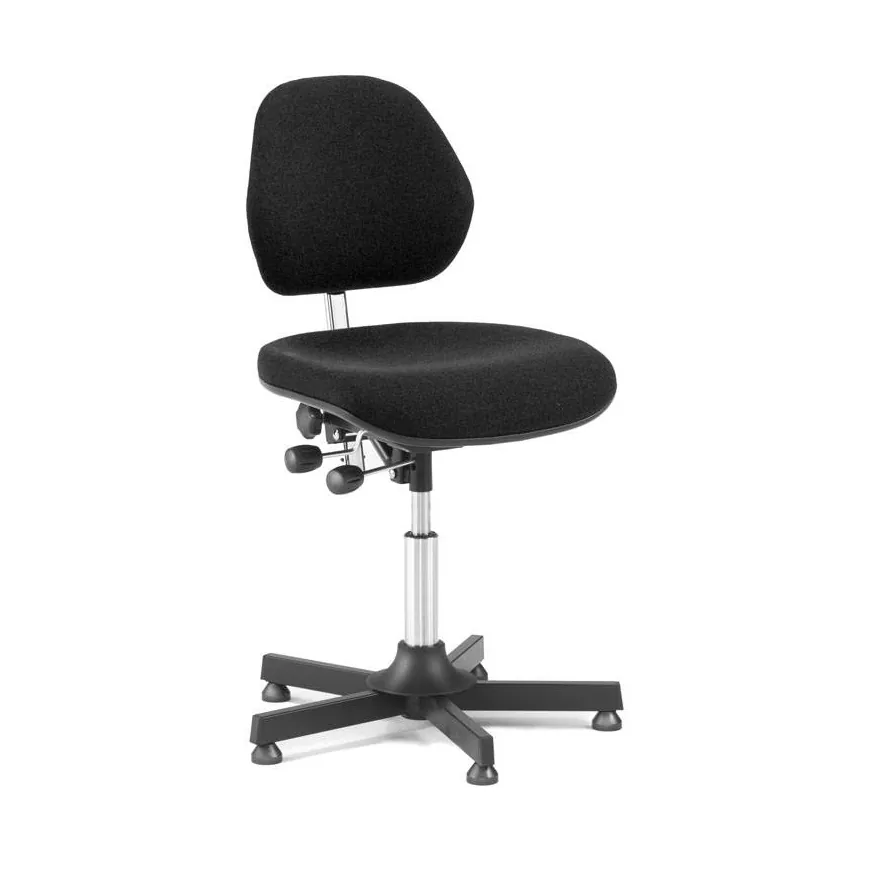 Pramoninė kėdė, H600 mm, juoda, be lanko kojoms