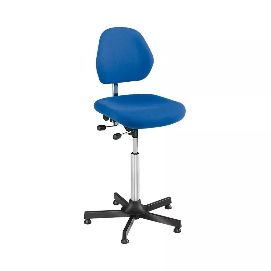 Pramoninė kėdė, H600 mm, mėlyna, be lanko kojoms