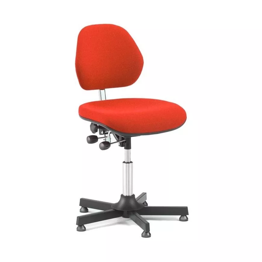 Pramoninė kėdė, H600 mm, raudona, be lanko kojoms