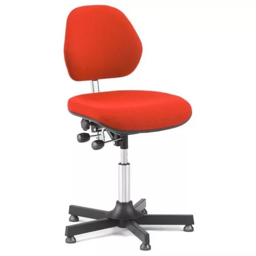 Pramoninė kėdė, H600 mm, raudona, be lanko kojoms