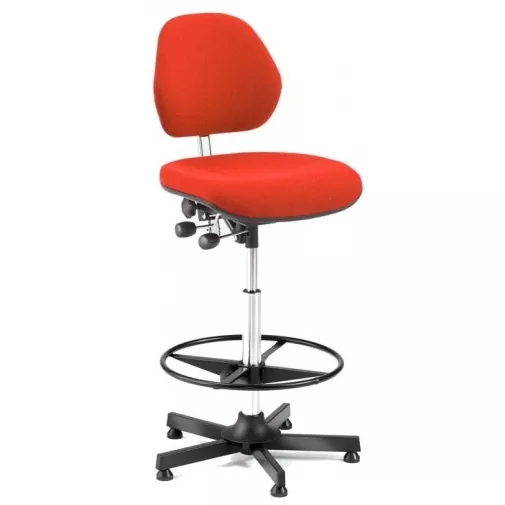 Pramoninė kėdė, H900 mm, raudona, su lanku kojoms
