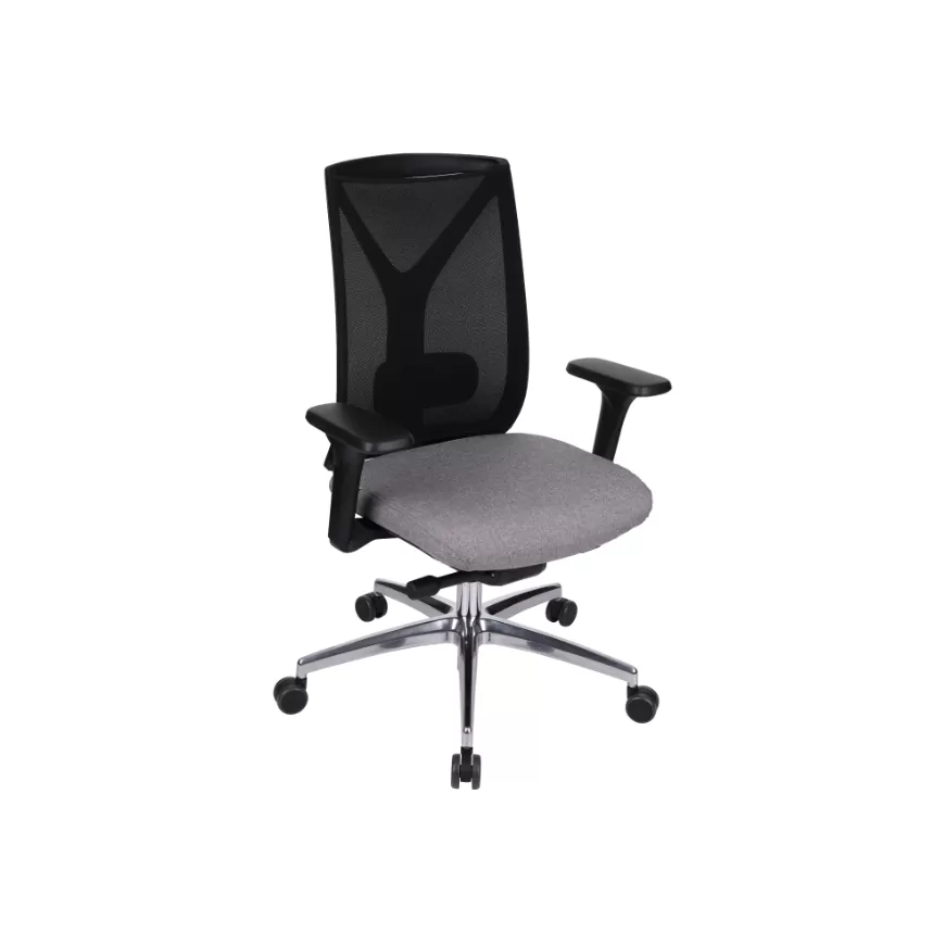 Biuro Kėdė Valio BS Chrome Gobeleno Spalva Pasirinktina