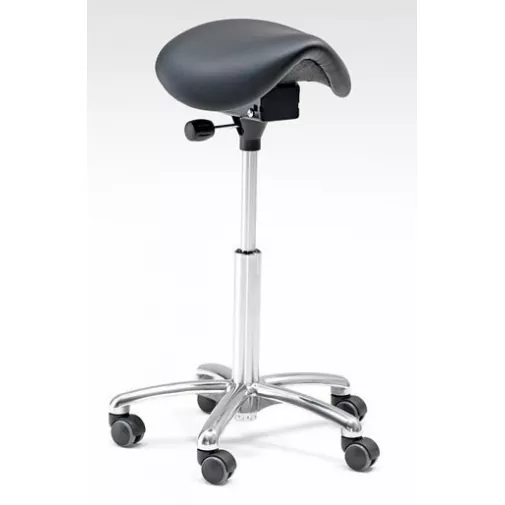 Reguliuojama kėdė-balnas, dirbtinė oda, H580-770 mm