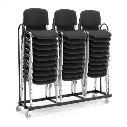 Vežimėlis kėdėms 30 kėdžių