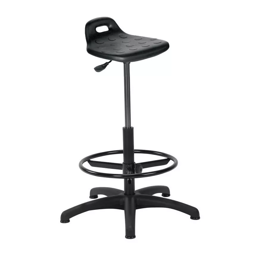 Pramoninė kėdė, medinė sėdynė ir atlošas, H530-780 mm