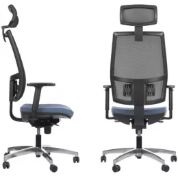 Biuro kėdė SIT.NET HRU LU R15K su Epron Syncron ir sėdynės gylio reguliavimo mechanizmu